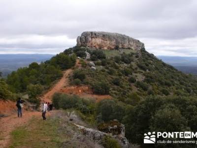 Senderismo Guadalajara - Monumento Natural Tetas de Viana; luna llena madrid